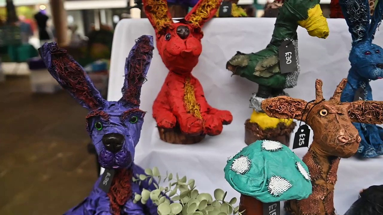 Market Drayton Market: Local MP pays a visit and chats to traders.