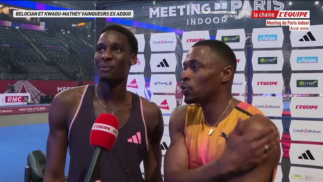 Belocian et Kwaou-Mathey ex aequo à Paris - Athlé - Indoor - Paris