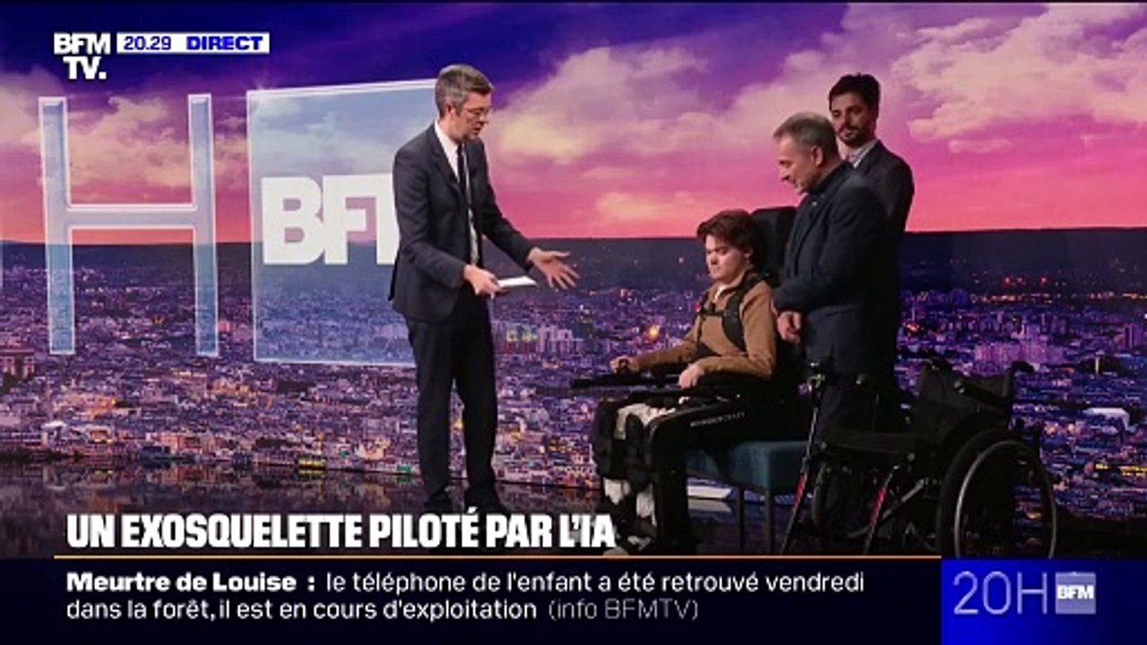 Oscar Costanza marche à nouveau, grâce à un exosquelette dopé par intelligence artificielle