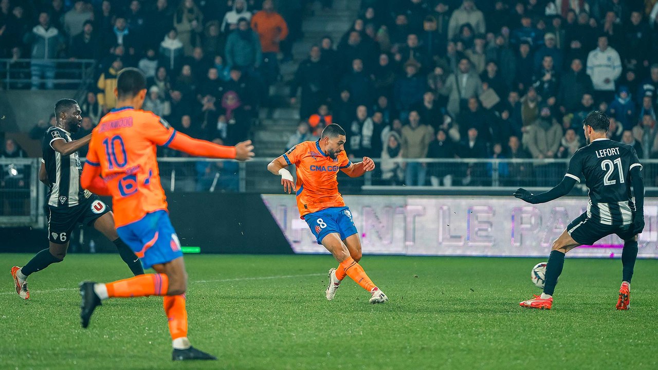 Angers 0-2 OM : Les buts
