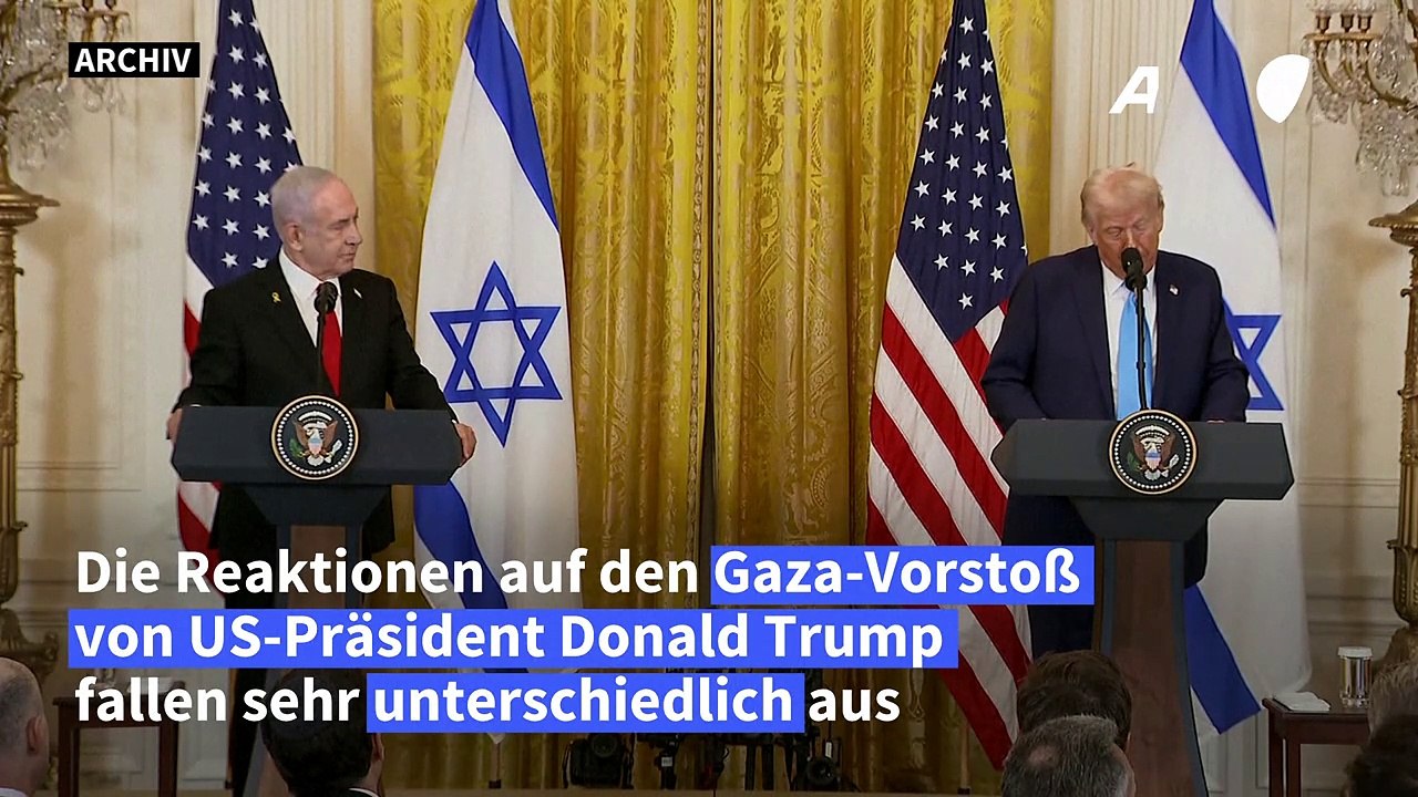 Gazastreifen: Netanjahu bezeichnet Trumps Vorschlag als "revolutionär"
