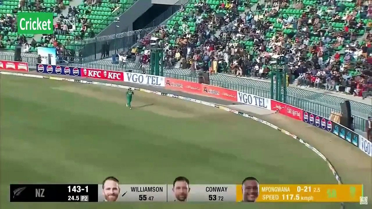 Pakistan Tri-Nation Series 2025 2nd Match - New Zealand vs South Africa Highlights - 2nd Innings