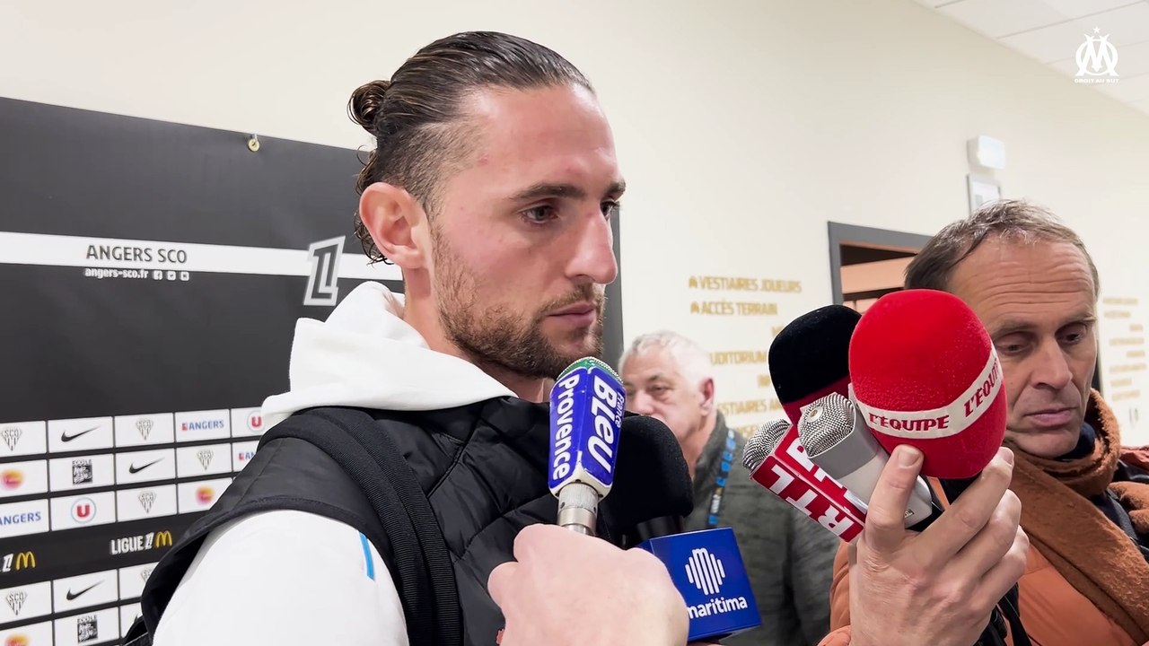 Angers 0-2 OM : Les réactions d'Adrien Rabiot et Ismaël Bennacer