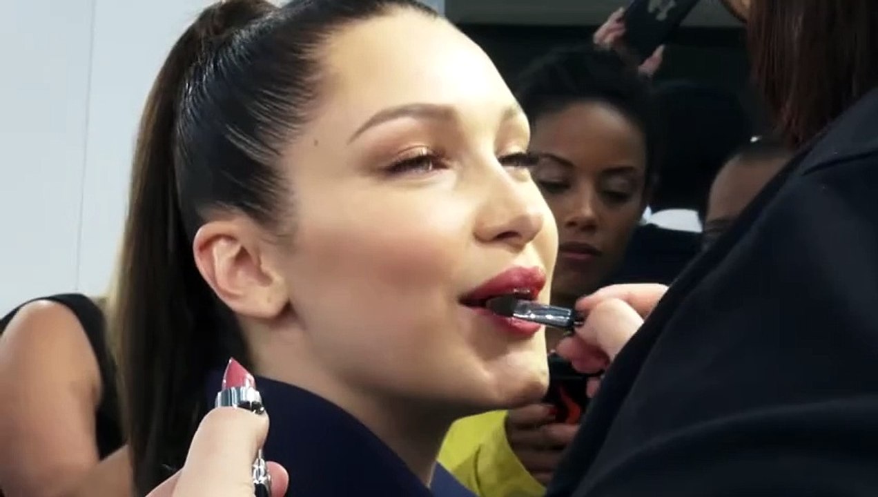 Model Bella Hadid visits Dubai for Dior exhibition