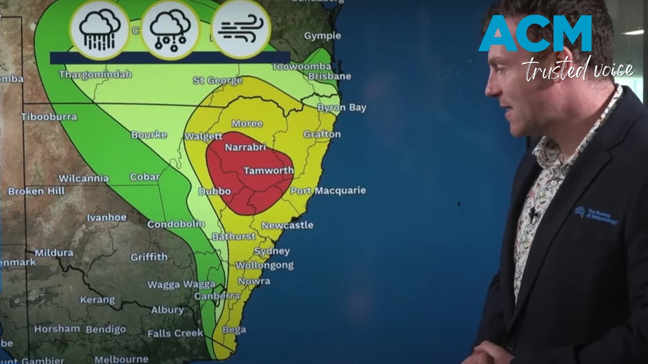 Severe thunderstorms possible for much of NSW today