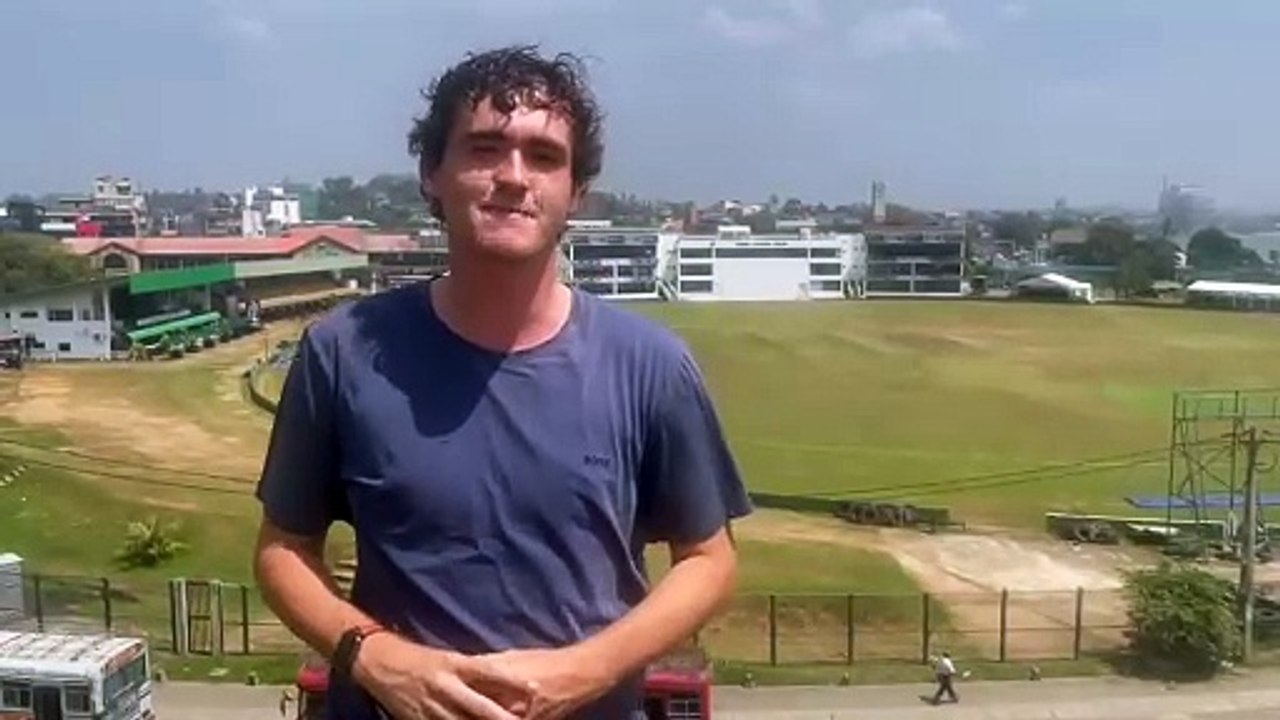 Ben Hann at Sri Lanka v Australia Test