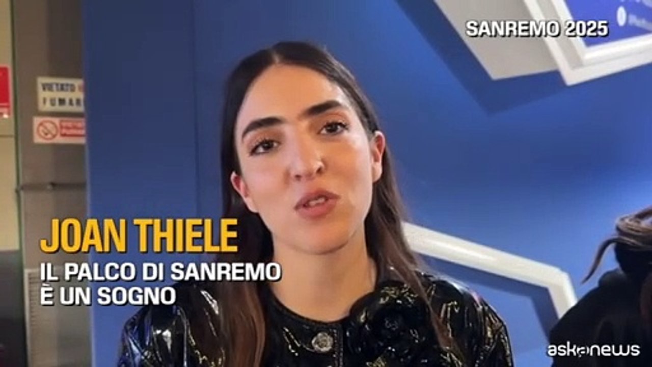 Sanremo, Joan Thiele: il palco di Sanremo ? un sogno