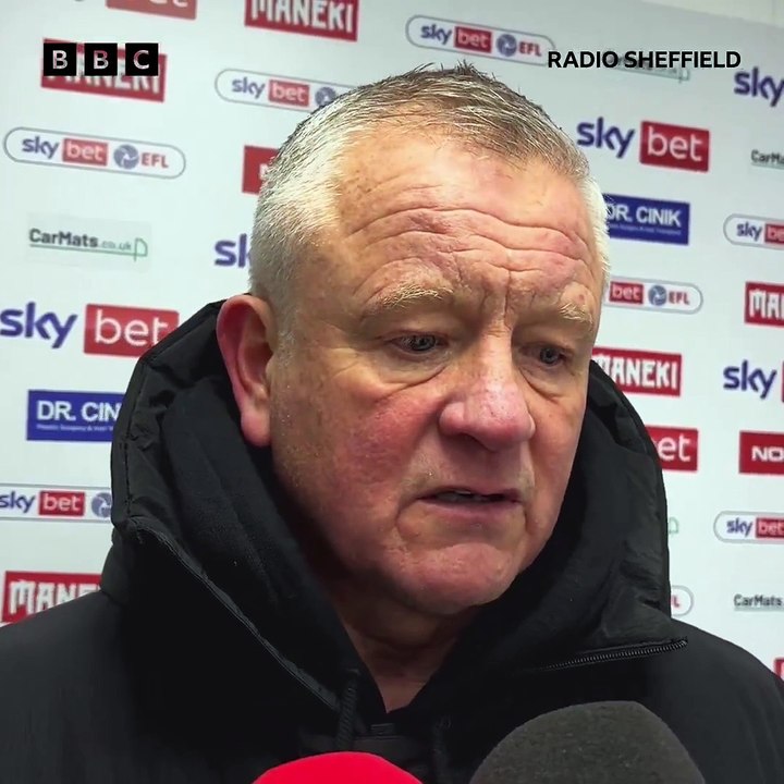 Chris Wilder reacts to Sheffield United 3, Middlesbrough 1