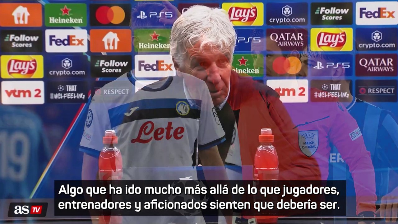 Rajada de Gasperini: "El fútbol ya no es el de antes, se priman las artimañas"