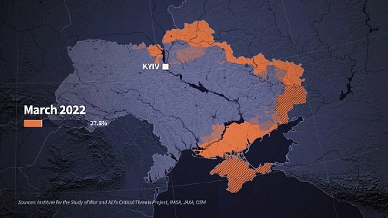 ANIMATED MAP: changes in Russian military positions in Ukraine