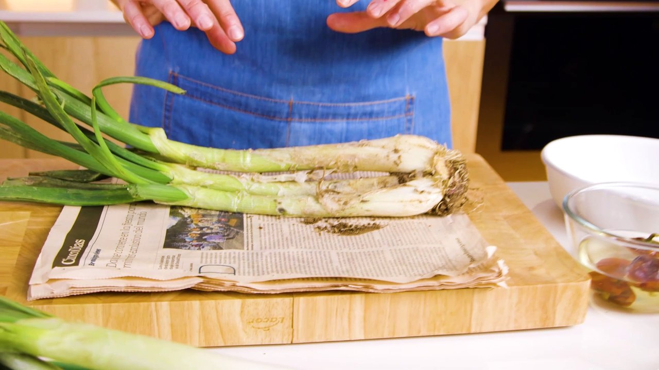 Cómo hacer calçots en casa