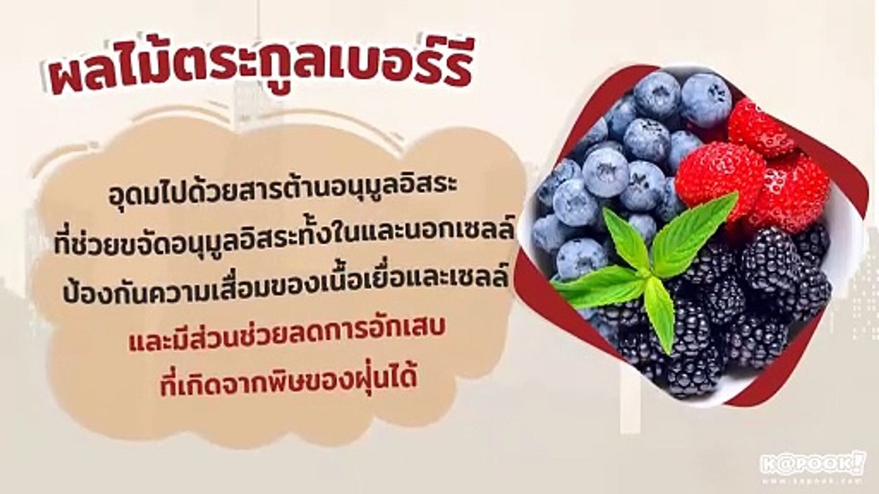 7 ผลไม้บำรุงปอดที่ควรกินในช่วงค่าฝุ่น PM2.5 สูง