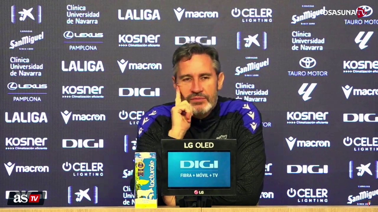 Vicente Moreno, rueda de prensa previa al Osasuna vs. Real Madrid