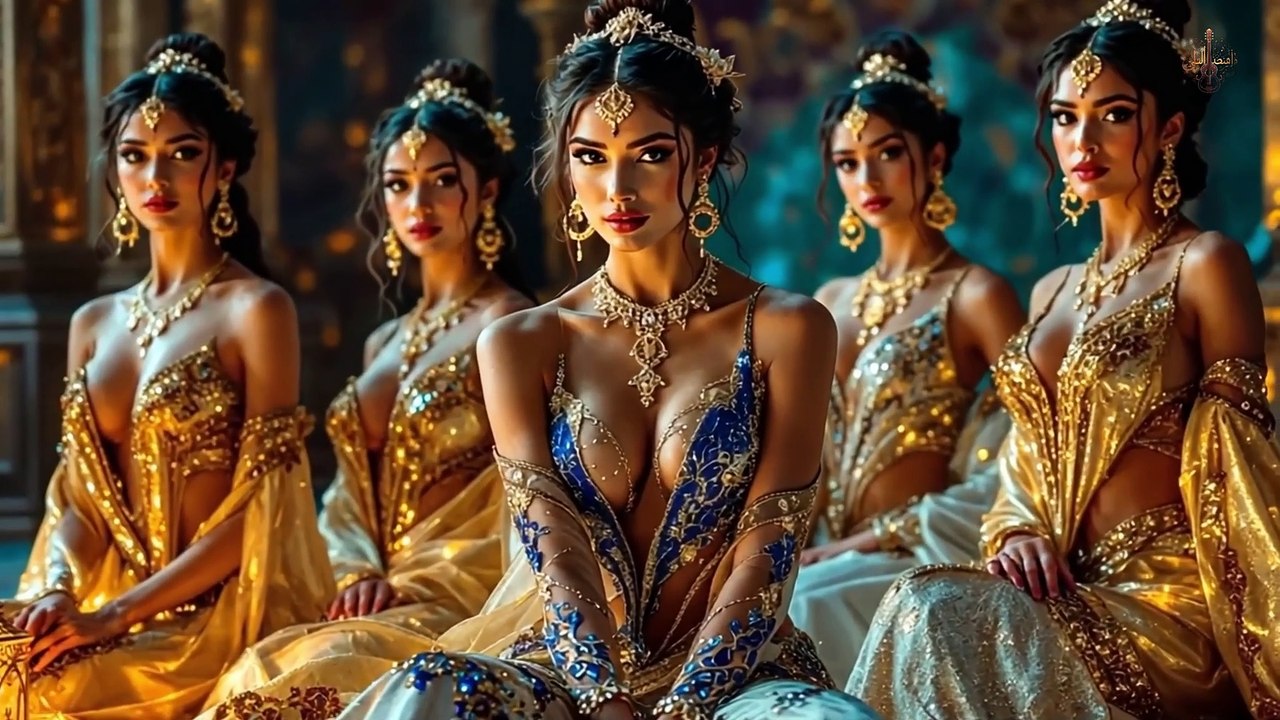 Qalbi Raah قلبي راح  (My Heart is Gone) _ Arabic Deep House Dance Music - Official AI Video #Habibi (1080p)