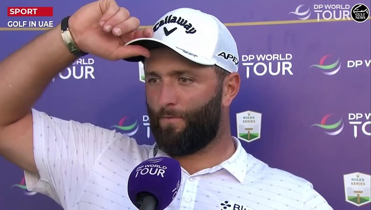 Jon Rahm interview round 3 at DP World Tour Championship
