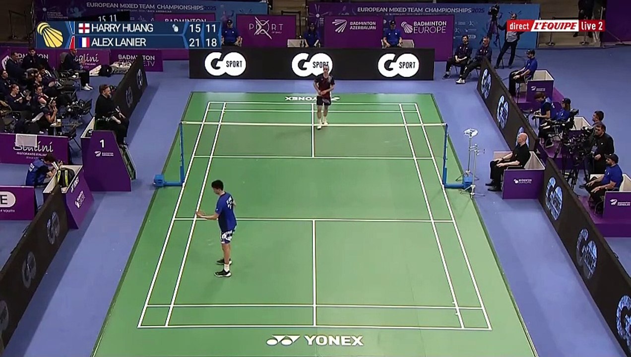 Lanier double la mise - Badminton - Championnats d'Europe par équipes