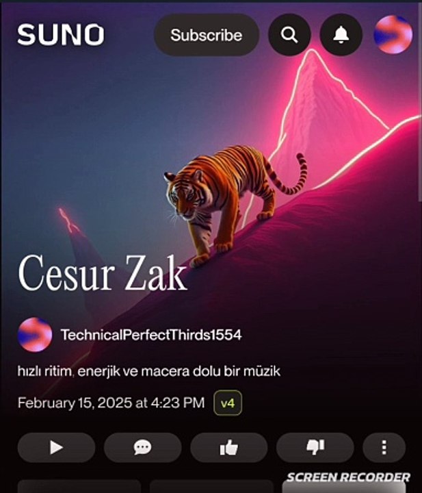 Cesur Zak şarkısı#AI-Generated #Content