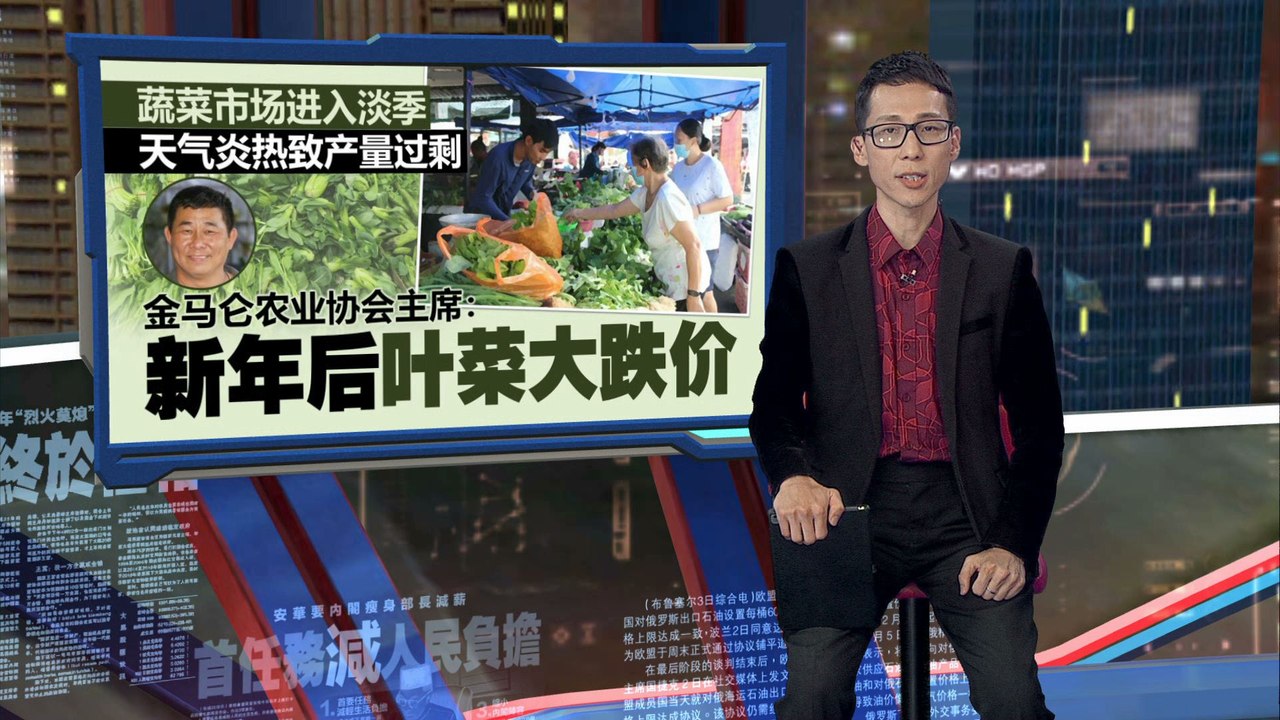 蔬菜市场进入淡季   新年后叶菜大跌价