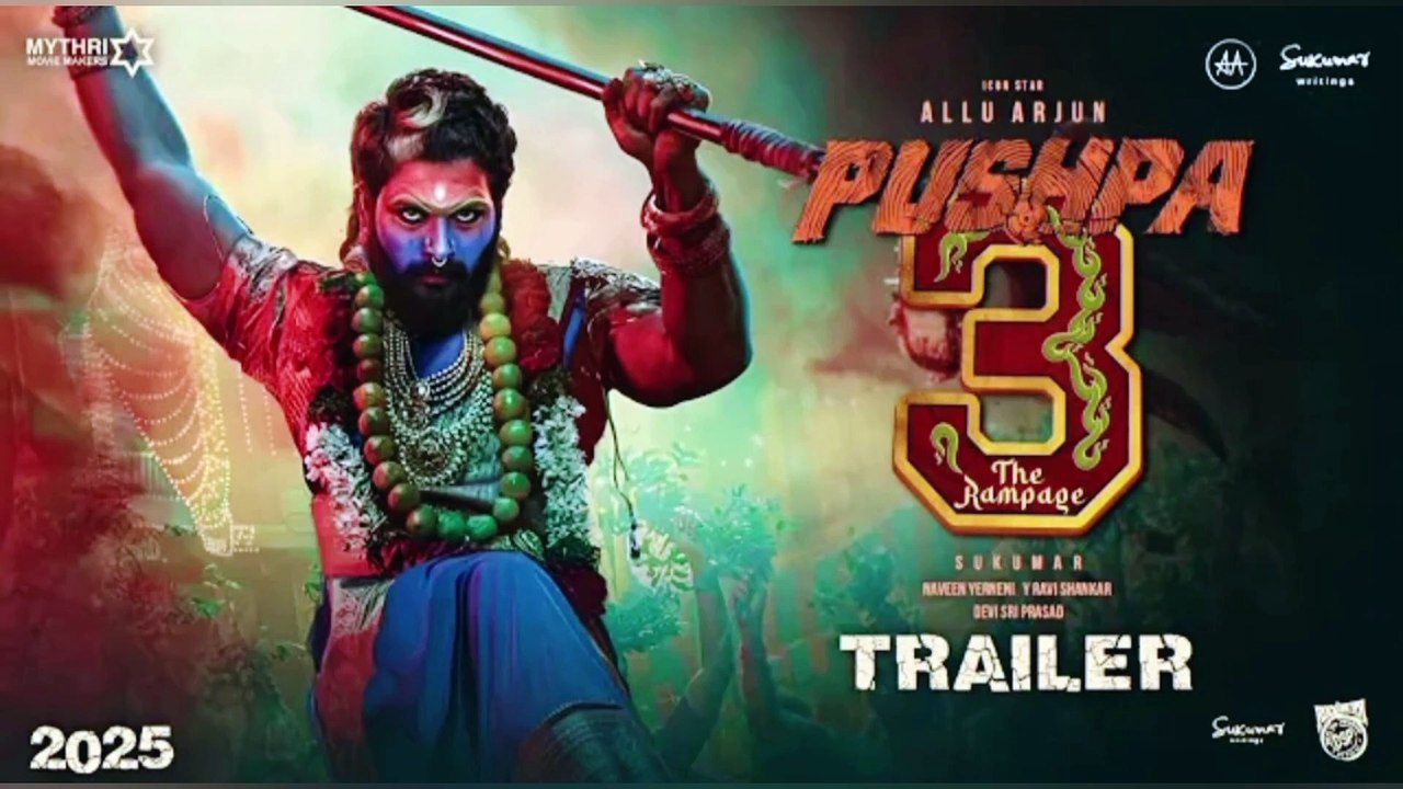 Pushpa 3 Trailer | Allu Arjun | Pushpa 3 Movie Trailer | Pushpa 3 | Pushpa 3 Official Trailer