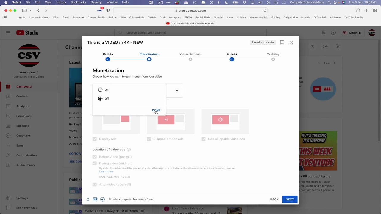 How to UPLOAD a Video to Your YouTube Channel Using a Mac (2023) - Basic Tutorial | New