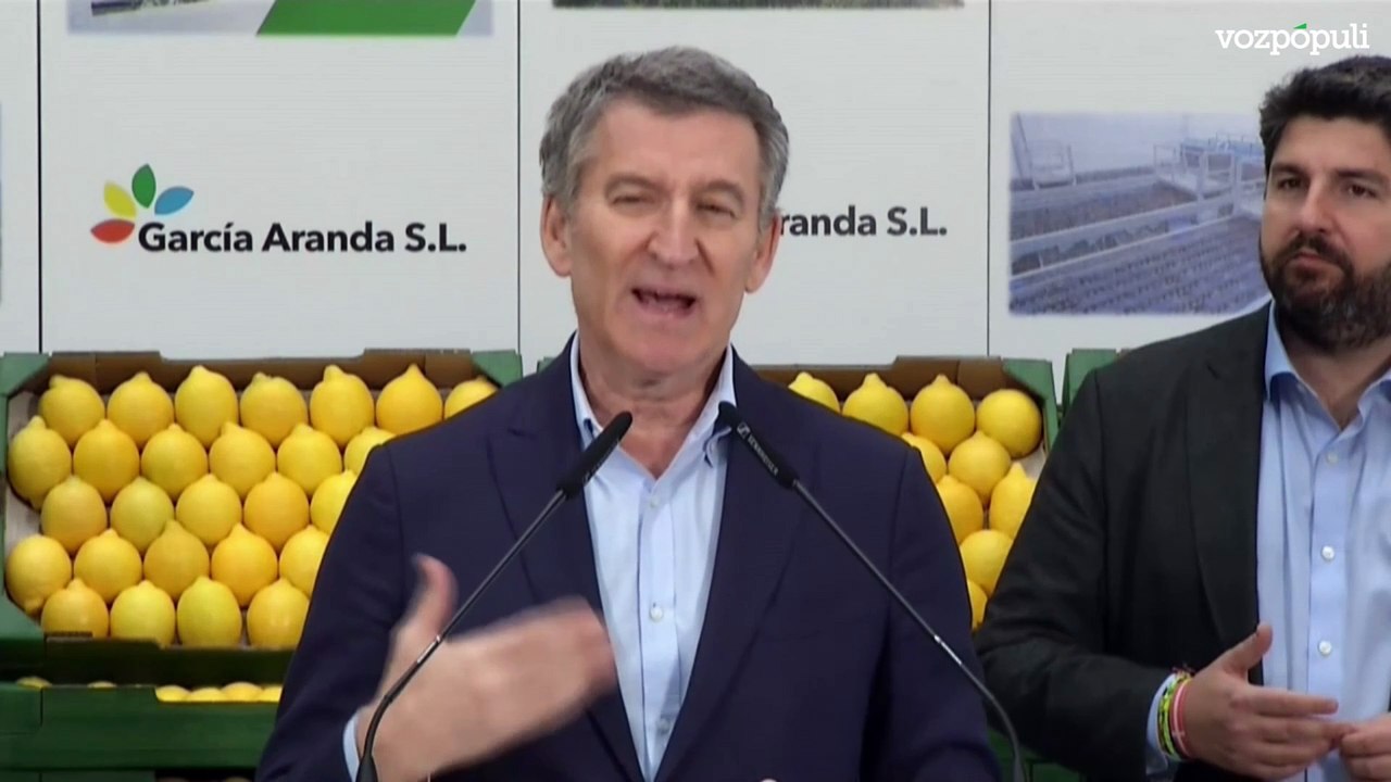 Feijóo corteja a los agricultores frente a Trump