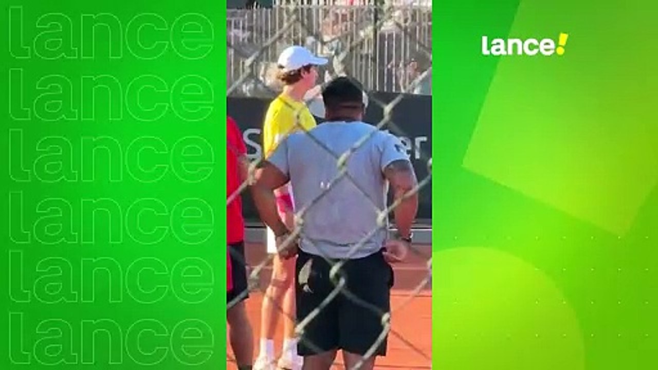 João Fonseca faz último treino antes de estreia no Rio Open