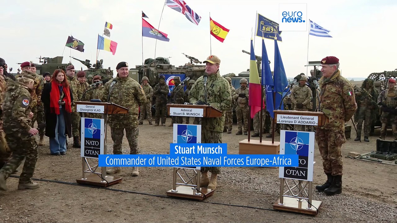 NATO conducts military drill amid worries US security priorities lie away from Europe