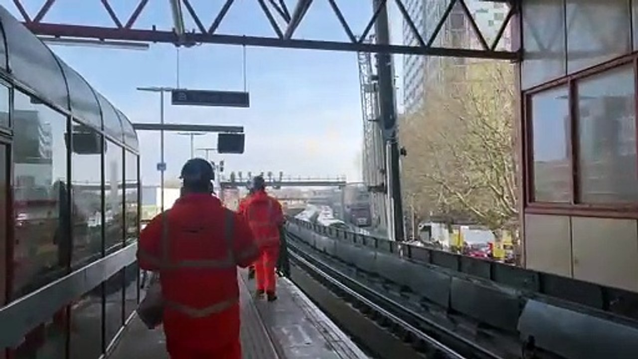 Train works in Portsmouth