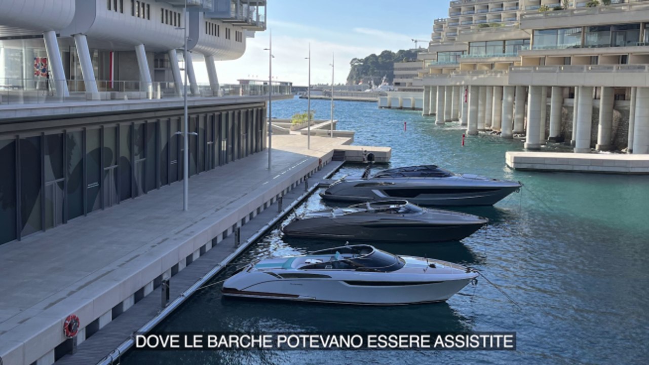 A Montecarlo nel tunnel scavato nella roccia per i motoscafi Riva