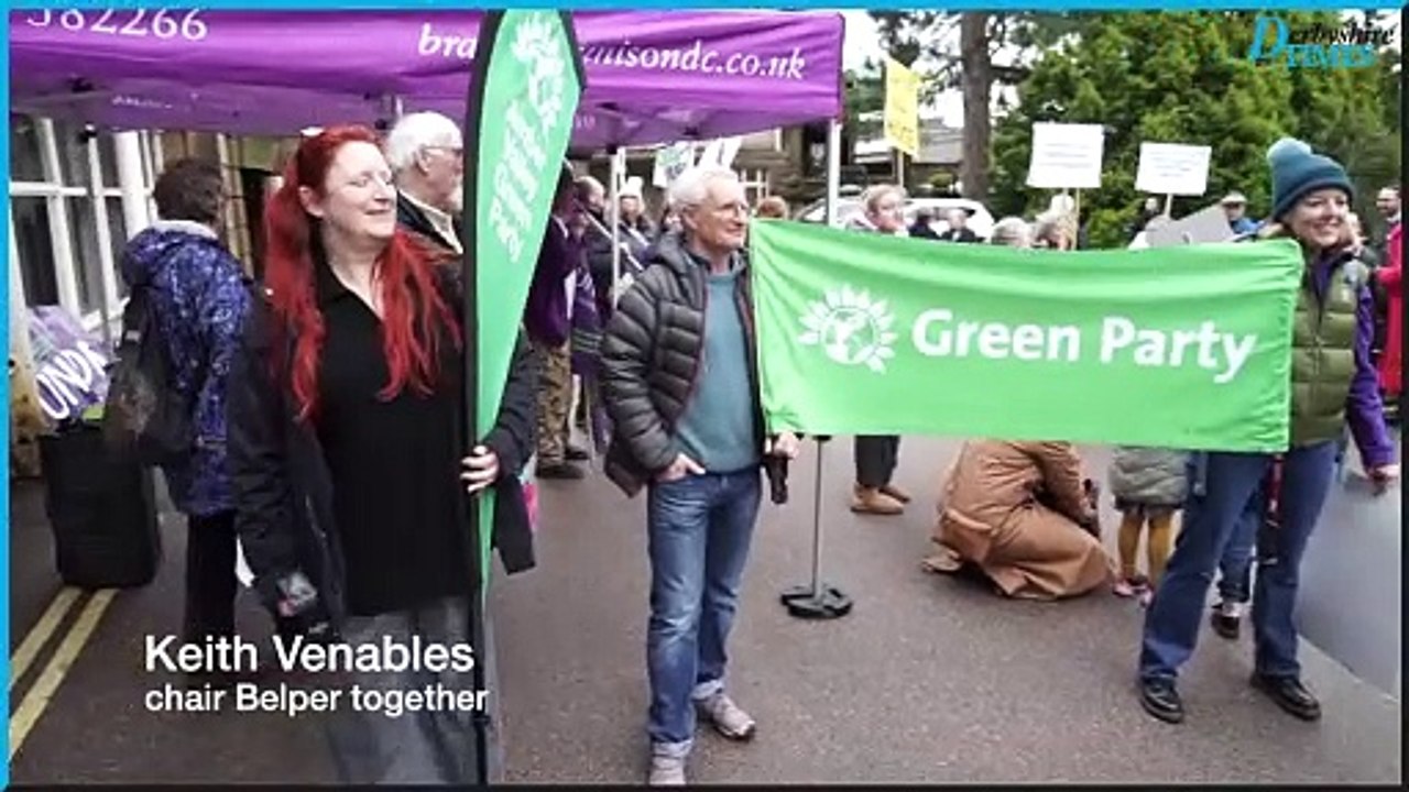 Save Ada Belfield care home protest at County Hall