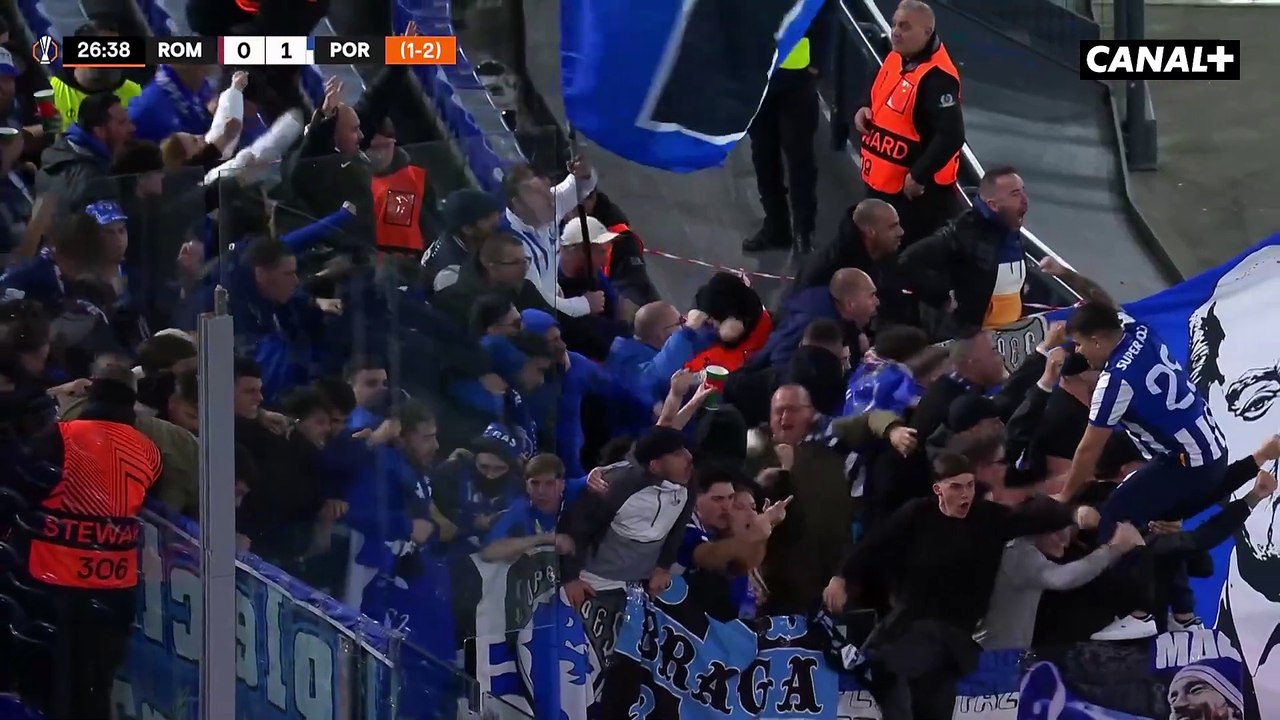 La magnifique retournée de Samu Aghehowa contre Rome-  Ligue Europa 2024-25