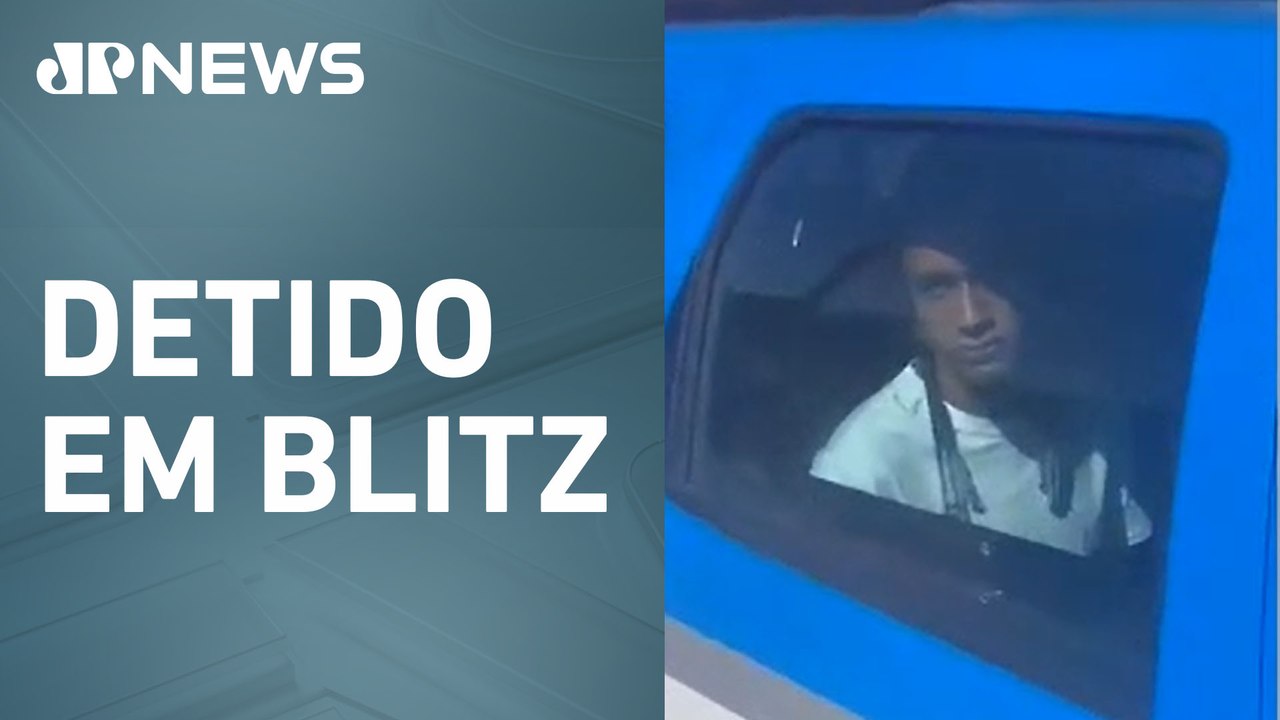 Rapper Oruam é preso no Rio de Janeiro por direção perigosa
