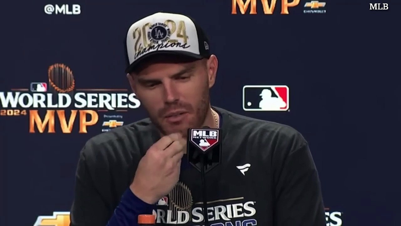 Freddie Freeman talks about the challenges his family overcame off the field during his championship season