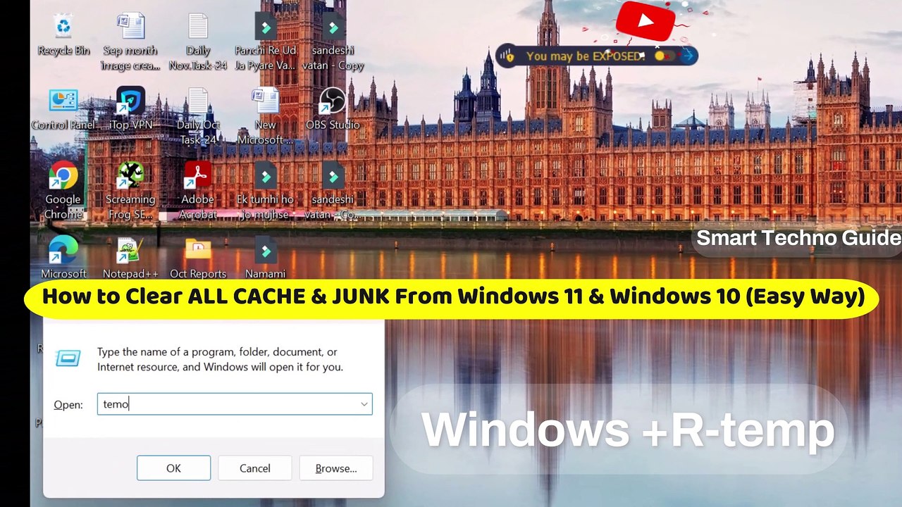 How to Delete Temporary Files, Cache & Junk on Windows 10/11 | Speed Up Your PC