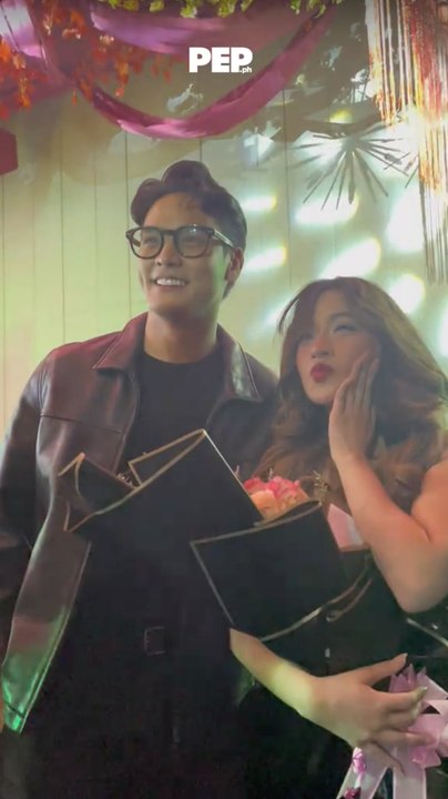 Michael Sager greets Jillian Ward | PEP Goes To