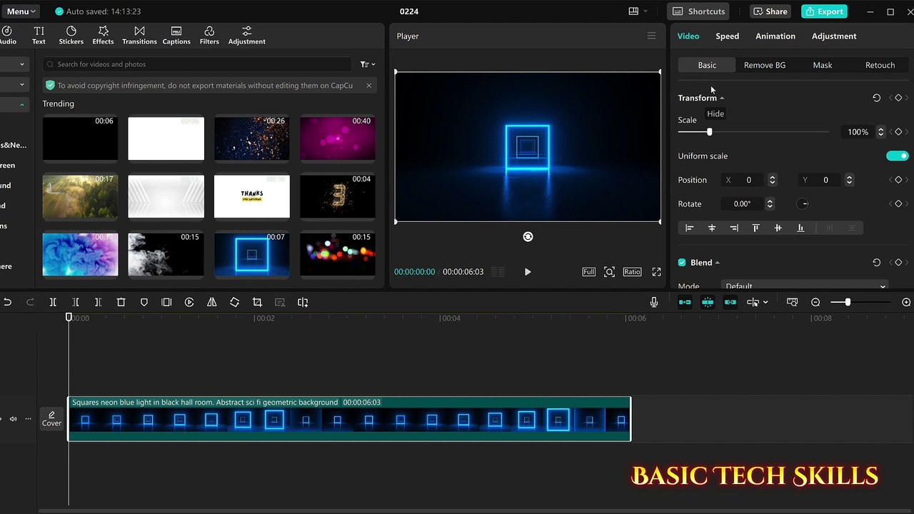 How To Change Opacity In CapCut PC