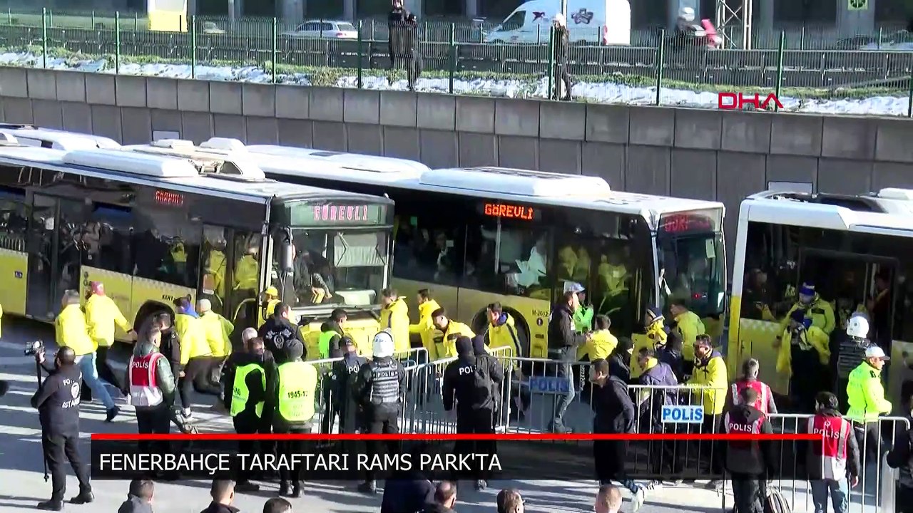 Fenerbahçe taraftarı derbi için RAMS Park'ta