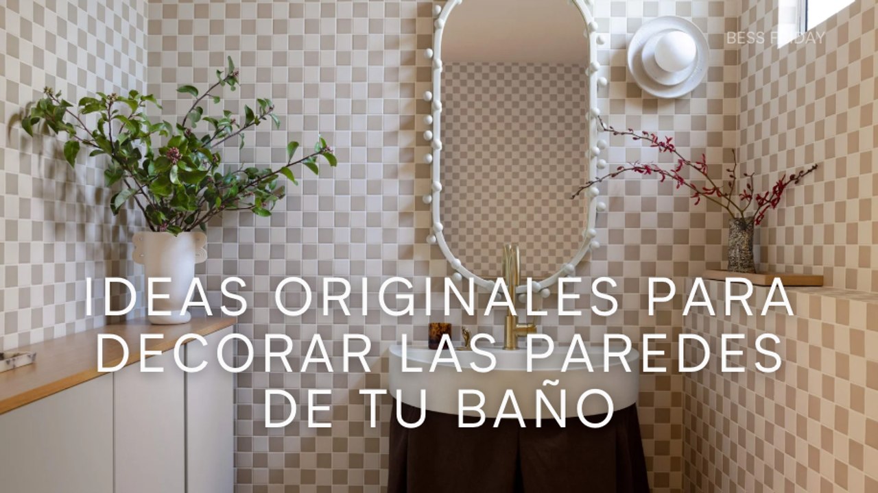 Ideas originales para decorar las paredes de tu baño