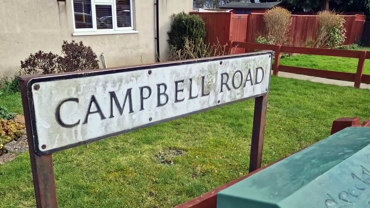 Campbell Road Corby potholes