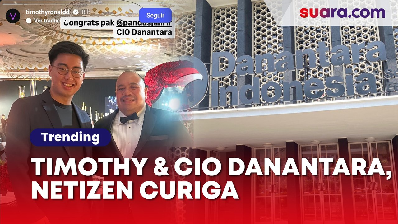 Timothy Ronald Unggah Foto dengan CIO Danantara, Netizen: Gue Agak Curiga...
