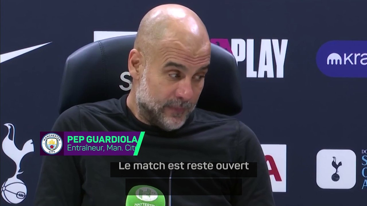 Guardiola : "Heureusement, tout s'est bien terminé"