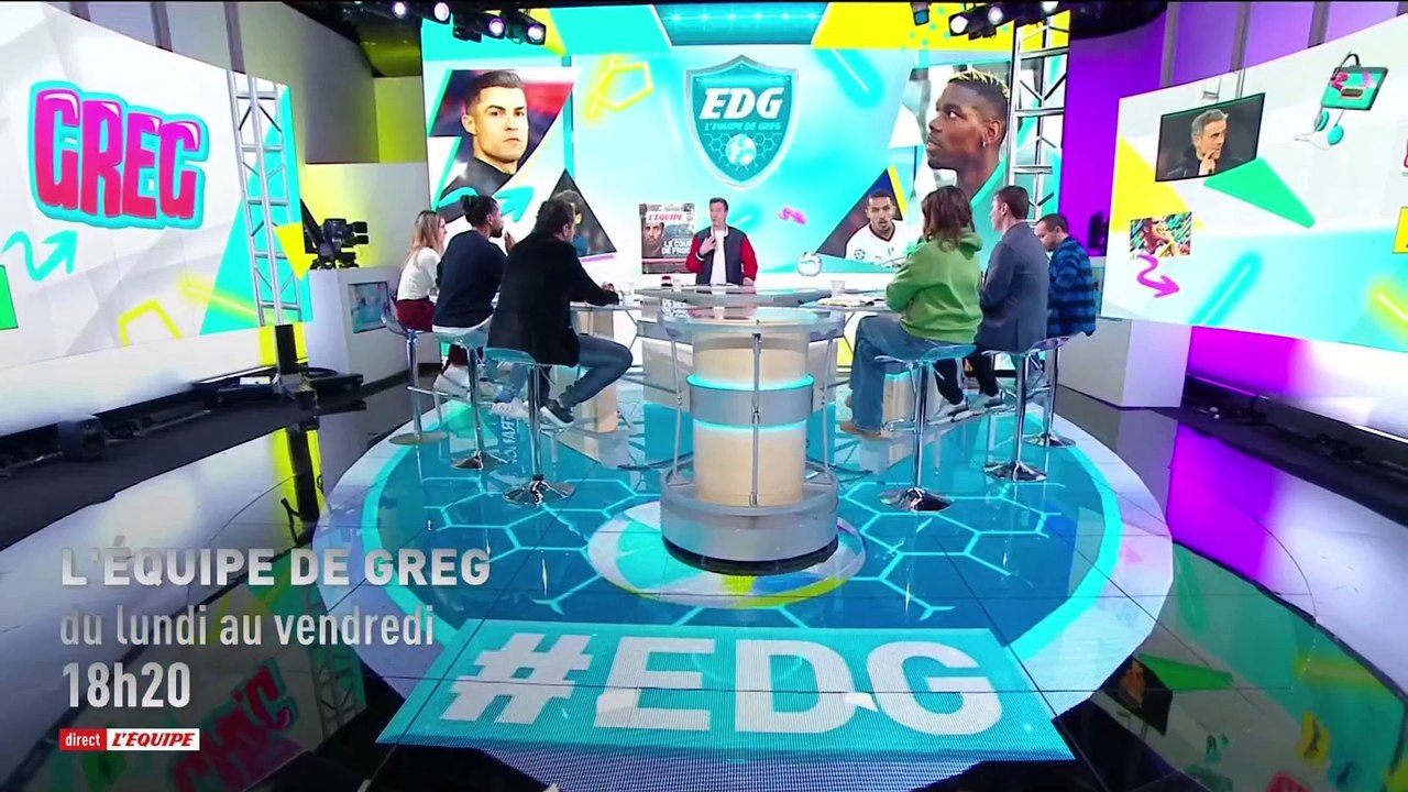 du lundi au vendredi à 18h20 sur la chaîne L'Èquipe - L'Èquipe de Greg - Bande-annonce
