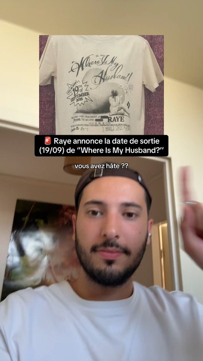 🚨 Raye annonce la date de sortie (19/09) de ‘’Where Is My Husband?’’