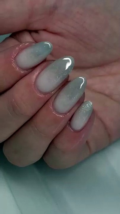 Cat Eye Nails in silver shine ✨