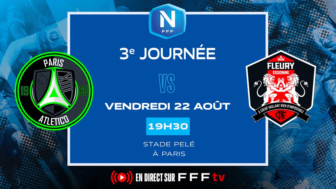 J3 I Paris 13 Atletico vs Fleury FC (1-0) I National FFF 2025-2026