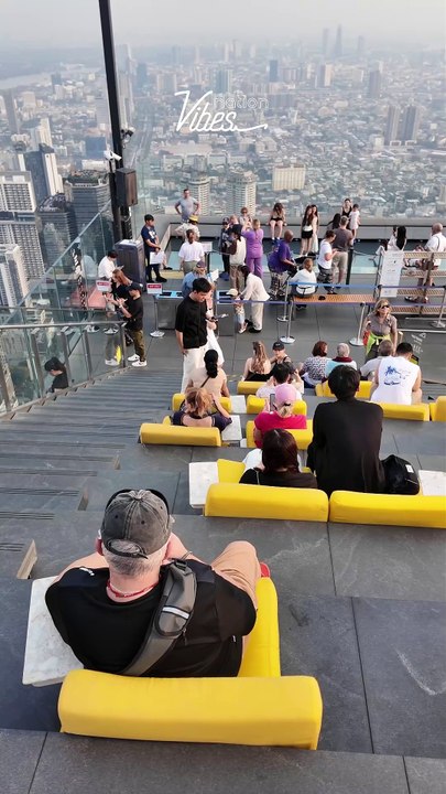 Experience breathtaking views at Mahanakhon Skywalk