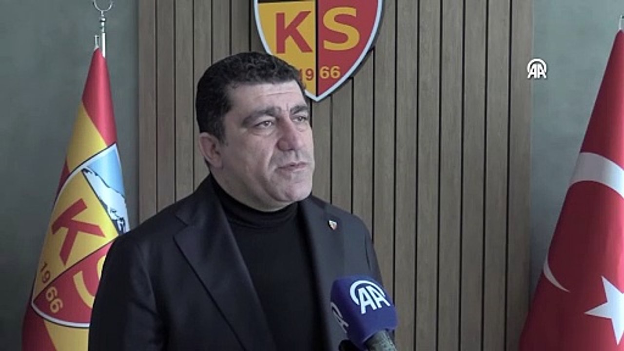 Kayserispor Başkanı Nurettin Açıkalın: Tüm maçlara yabancı hakem gelsin