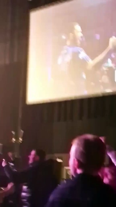 Watch wild scenes at the Brighton Centre after world number one Luke Humphries hits a rare nine-dart finish