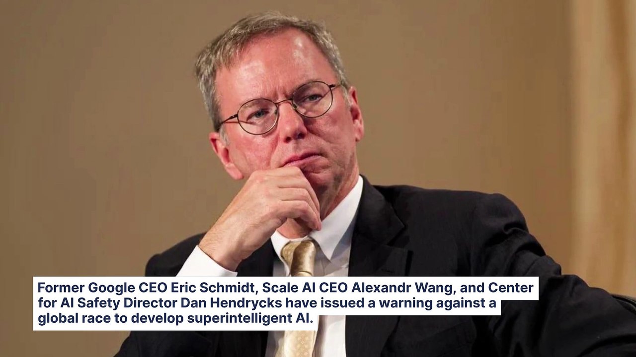 Former Google CEO Eric Schmidt Warn Of Nuclear-Level Risks In Global Superintelligent AI Race: 'What Begins As A Push For A Superweapon...'