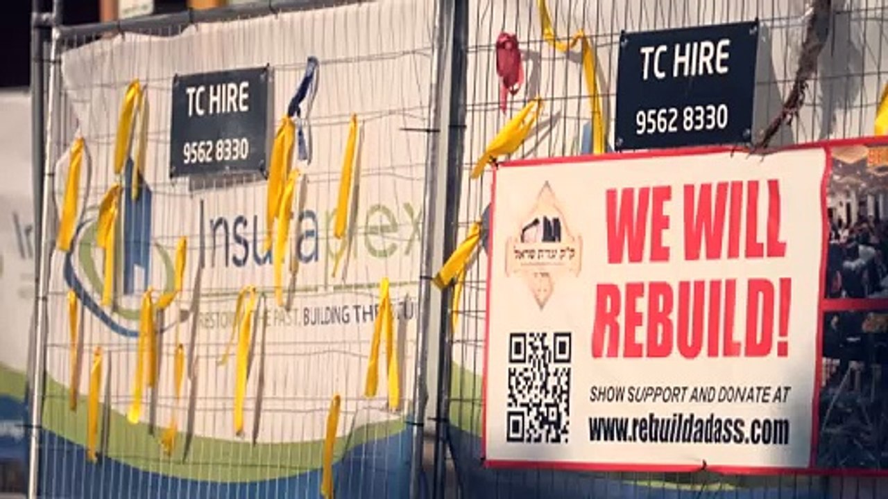 Addam Israel Synagogue vows to rebuild ‘bigger and better’ after firebombing attack